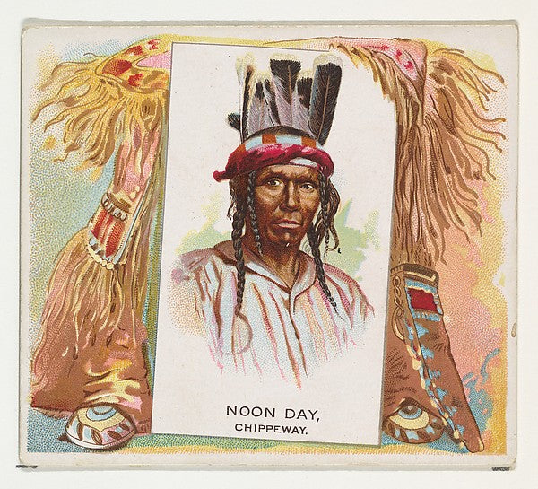 :Noon Day Chippeway from the American Indian Chiefs series f-16x12"(A3) Poster