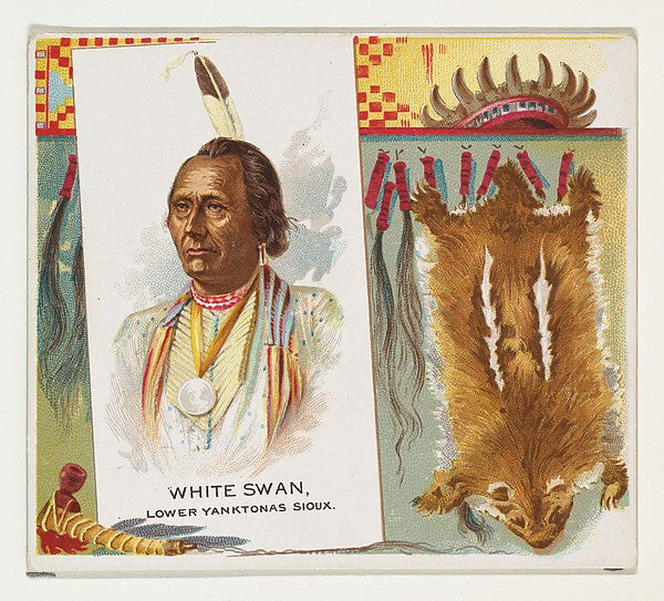 :White Swan Lower Yanktonas Sioux from the American Indian C-16x12"(A3) Poster