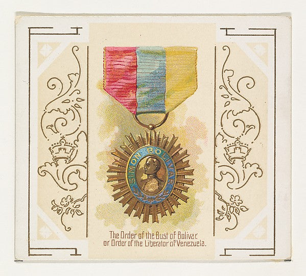 :The Order of the Bust of Bolivar or Order of the Liberator -16x12"(A3) Poster