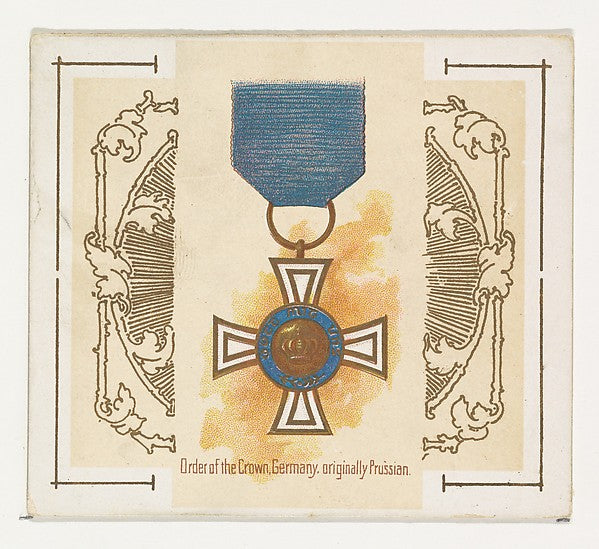 :Order of the Crown Germany originally Prussian from the Wor-16x12"(A3) Poster