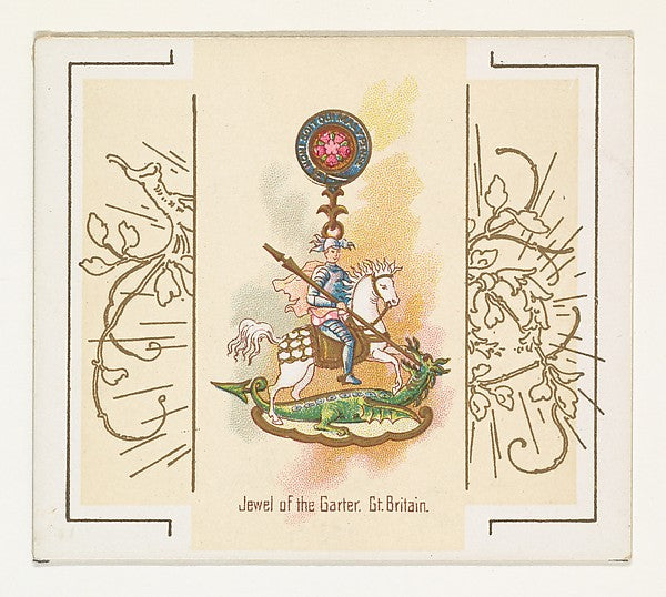 :Jewel of the Garter Great Britain from the World's Decorati-16x12"(A3) Poster