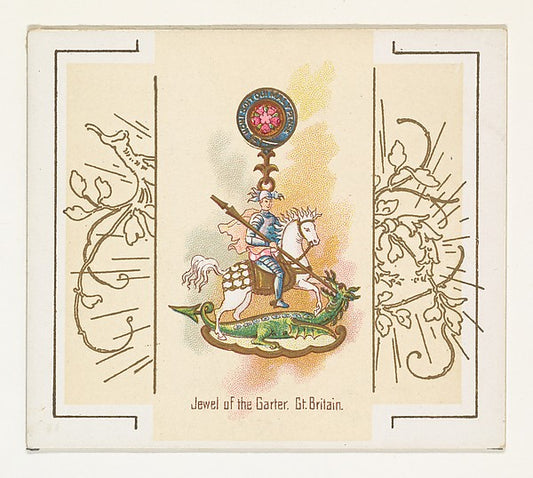 :Jewel of the Garter Great Britain from the World's Decorati-16x12"(A3) Poster