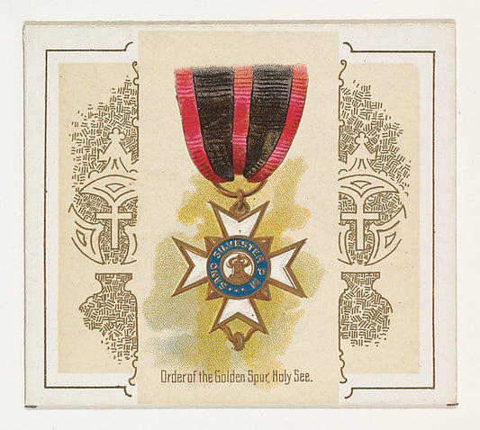 :Order of the Golden Spur Holy See from the World's Decorati-16x12"(A3) Poster