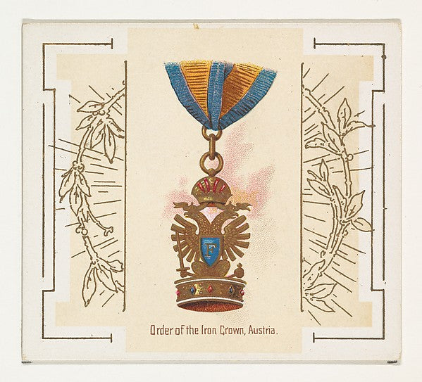 :Order of the Iron Crown Austria from the World's Decoration-16x12"(A3) Poster