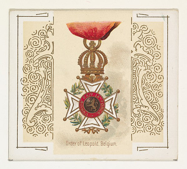 :Order of Leopold Belgium from the World's Decorations serie-16x12"(A3) Poster