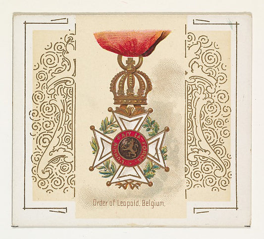 :Order of Leopold Belgium from the World's Decorations serie-16x12"(A3) Poster
