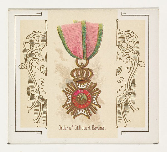 :Order of Saint Hubert Bavaria from the World's Decorations -16x12"(A3) Poster