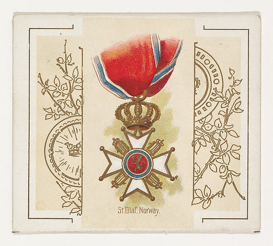 :Saint Olaf Norway from the World's Decorations series for A-16x12"(A3) Poster