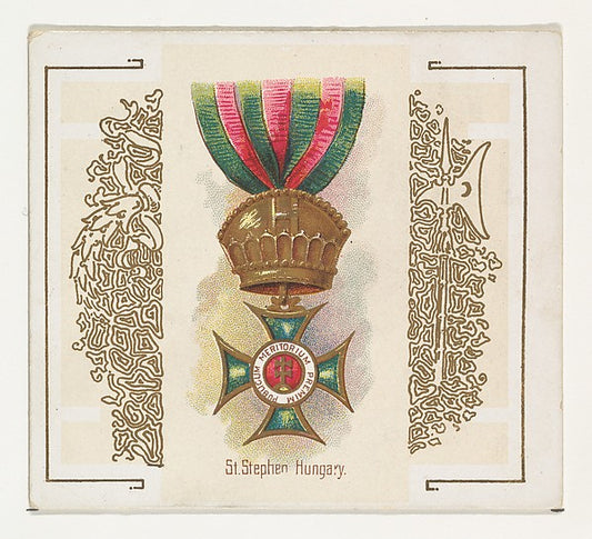 :Saint Stephen Hungary from the World's Decorations series f-16x12"(A3) Poster