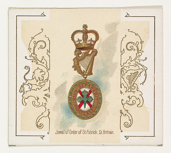 :Jewel of Order of Saint Patrick Great Britain from the Worl-16x12"(A3) Poster