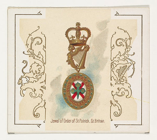 :Jewel of Order of Saint Patrick Great Britain from the Worl-16x12"(A3) Poster