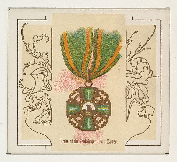 :Order of the Zaehringen Lion Baden from the World's Decorat-16x12"(A3) Poster