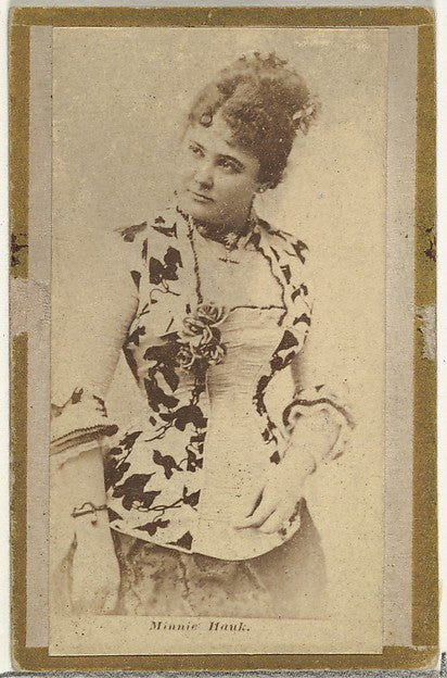 :Minnie Hauk from the Actresses and Celebrities series promo-16x12"(A3) Poster