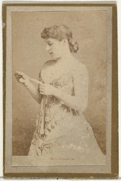 :Mrs. Langtry from the Actresses and Celebrities series prom-16x12"(A3) Poster