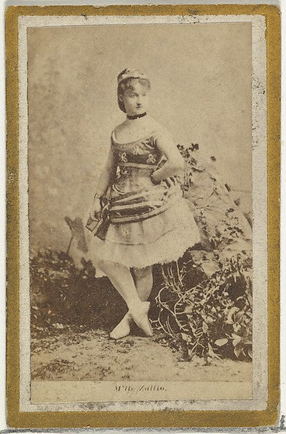 :M'lle Zullio from the Actresses and Celebrities series prom-16x12"(A3) Poster