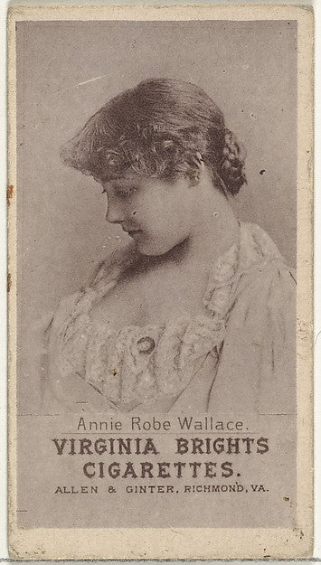 :Annie Robe Wallace from the Actresses series promoting Virg-16x12"(A3) Poster