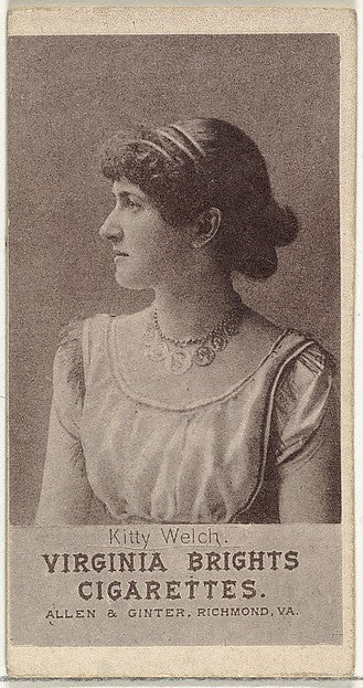 :Kitty Welch from the Actresses series promoting Virginia Br-16x12"(A3) Poster