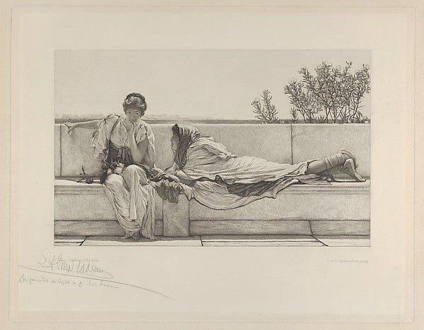 Pleading after 1878-After Sir Lawrence Alma-Tadema,Dronrijp 1, Poster Print