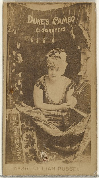 :Card Number 36 from the Actors and Actresses series issued -16x12"(A3) Poster