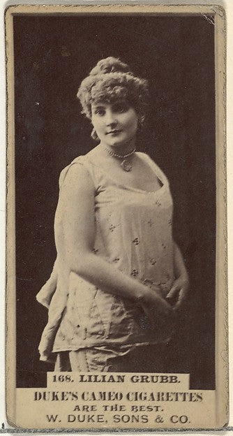 :Card Number 168 Lilian Grubb from the Actors and Actresses -16x12"(A3) Poster