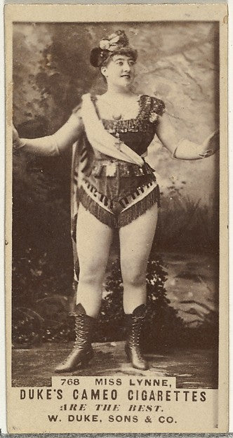 :Card Number 768 Miss Lynne from the Actors and Actresses se-16x12"(A3) Poster