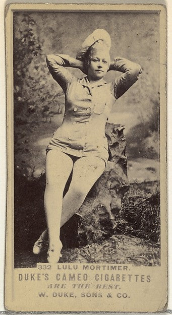 :Card Number 332 Lulu Mortimer from the Actors and Actresses-16x12"(A3) Poster