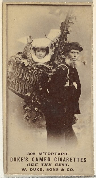 :Card Number 308 M'Tortard from the Actors and Actresses ser-16x12"(A3) Poster