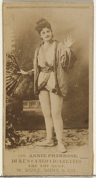 :Card Number 219 Annie Primrose from the Actors and Actresse-16x12"(A3) Poster