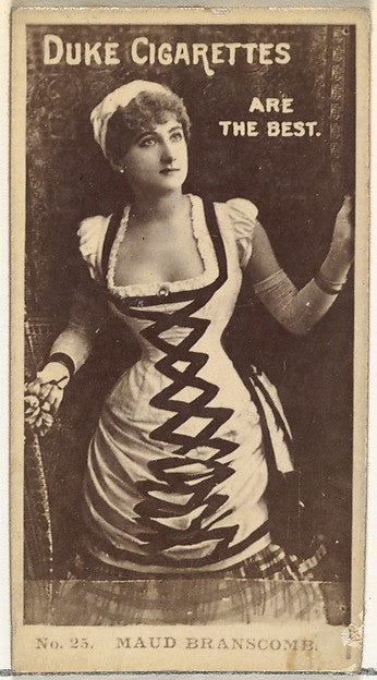 :Card Number 25 Maud Branscomb from the Actors and Actresses-16x12"(A3) Poster