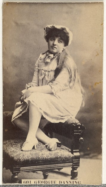 :Card Number 601 Georgie Danning from the Actors and Actress-16x12"(A3) Poster