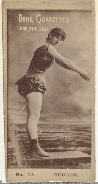 :Card Number 79 Guillos from the Actors and Actresses series-16x12"(A3) Poster