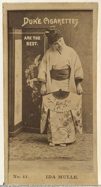 :Card Number 41 Ida Mulle from the Actors and Actresses seri-16x12"(A3) Poster