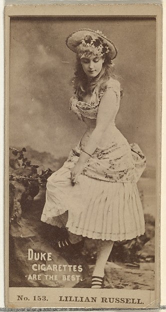 :Card Number 153 Lillian Russell from the Actors and Actress-16x12"(A3) Poster