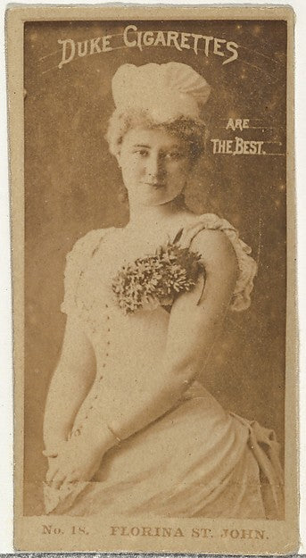 :Card Number 18 Florina St. John from the Actors and Actress-16x12"(A3) Poster