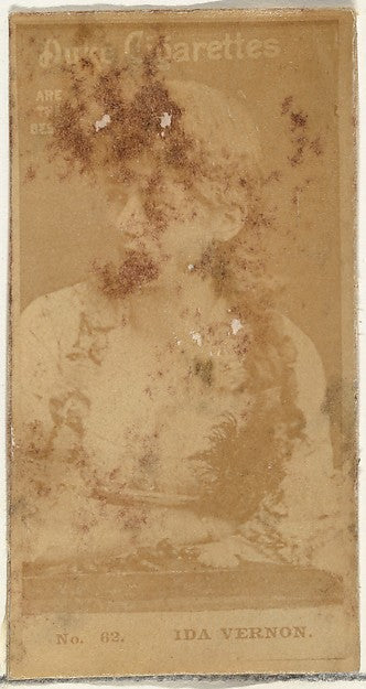 :Card Number 62 Ida Vernon from the Actors and Actresses ser-16x12"(A3) Poster