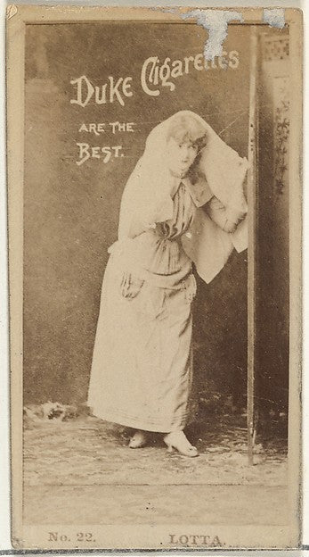 :Card Number 22 Lotta from the Actors and Actresses series i-16x12"(A3) Poster