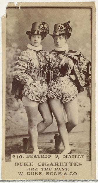 :Card Number 210 Beatrice & Maille from the Actors and Actre-16x12"(A3) Poster