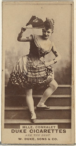 :Mlle. Conralet from the Actors and Actresses series issued -16x12"(A3) Poster