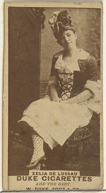 :Zelia De Lussau from the Actors and Actresses series issued-16x12"(A3) Poster