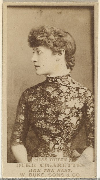 :Miss Dulin from the Actors and Actresses series issued by D-16x12"(A3) Poster
