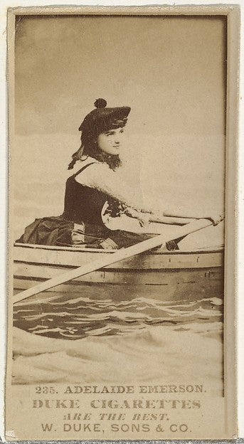 :Card Number 235 Adelaide Emerson from the Actors and Actres-16x12"(A3) Poster