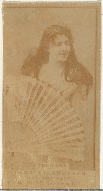 :Miss Ferrare from the Actors and Actresses series issued by-16x12"(A3) Poster