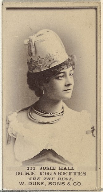 :Card Number 244 Josie Hall from the Actors and Actresses se-16x12"(A3) Poster