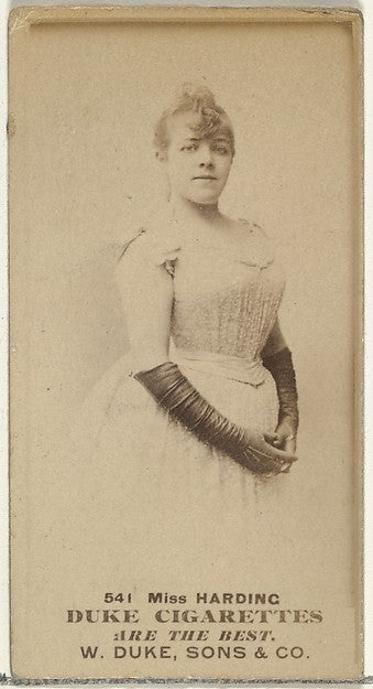 :Card Number 541 Miss Harding from the Actors and Actresses -16x12"(A3) Poster