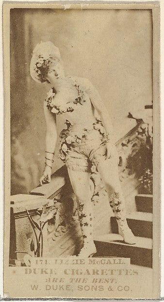 :Card Number 171 Lizzie McCall from the Actors and Actresses-16x12"(A3) Poster