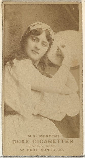 :Miss Mertens from the Actors and Actresses series issued by-16x12"(A3) Poster