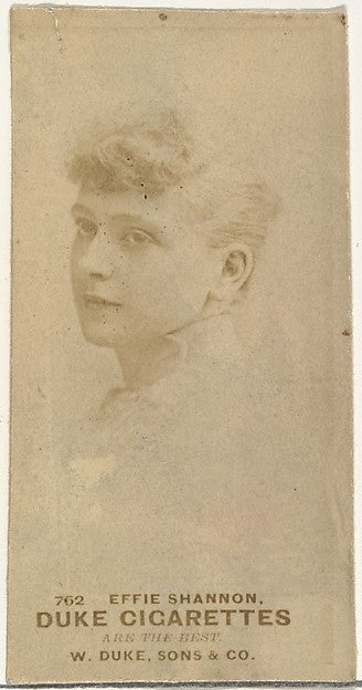 :Card Number 762 Effie Shannon from the Actors and Actresses-16x12"(A3) Poster