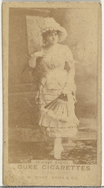 :Jennie Ricci from the Actors and Actresses series issued by-16x12"(A3) Poster