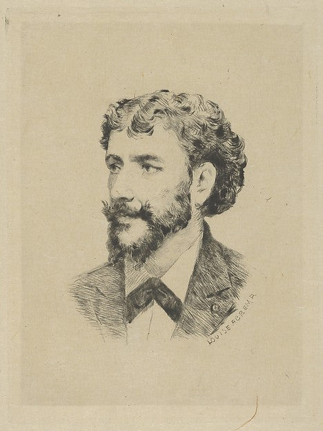 Louise Abbema - Portrait of Carolus-Duran 19th–early 20th cent, Poster Print Wall Art