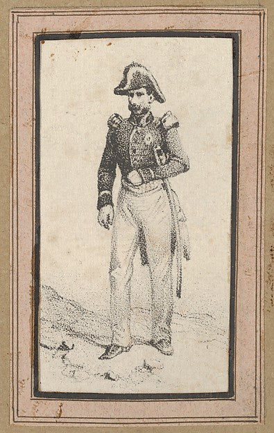 Victor Adam:A soldier mid–19th century-16x12"(A3) Poster